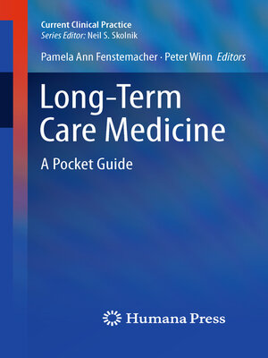 cover image of Long-Term Care Medicine